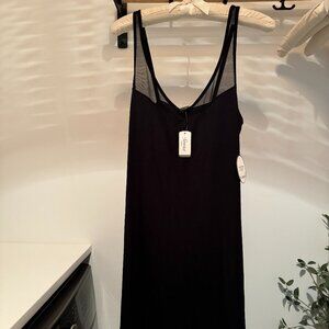 SOMA Cool Nights Sleep Chemise Short Nightgown Black Size M, New with Tags